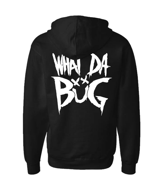 WhatDaBuG - Logo - Black Zip Up Hoodie