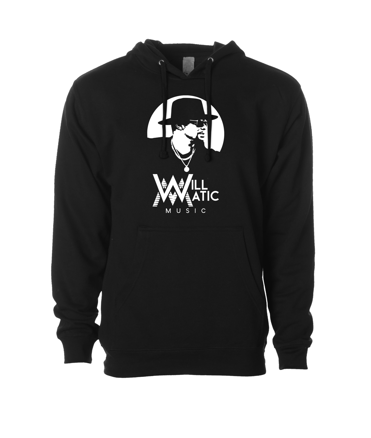 Will Matic - B&W Profile - Black Hoodie