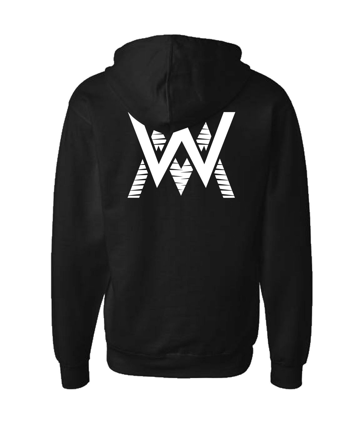 Will Matic - Letters - Black Zip Up Hoodie
