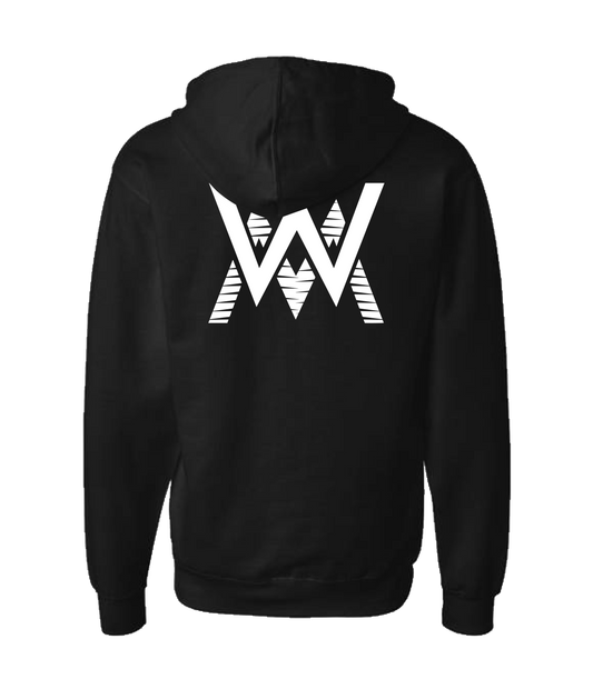 Will Matic - Letters - Black Zip Up Hoodie