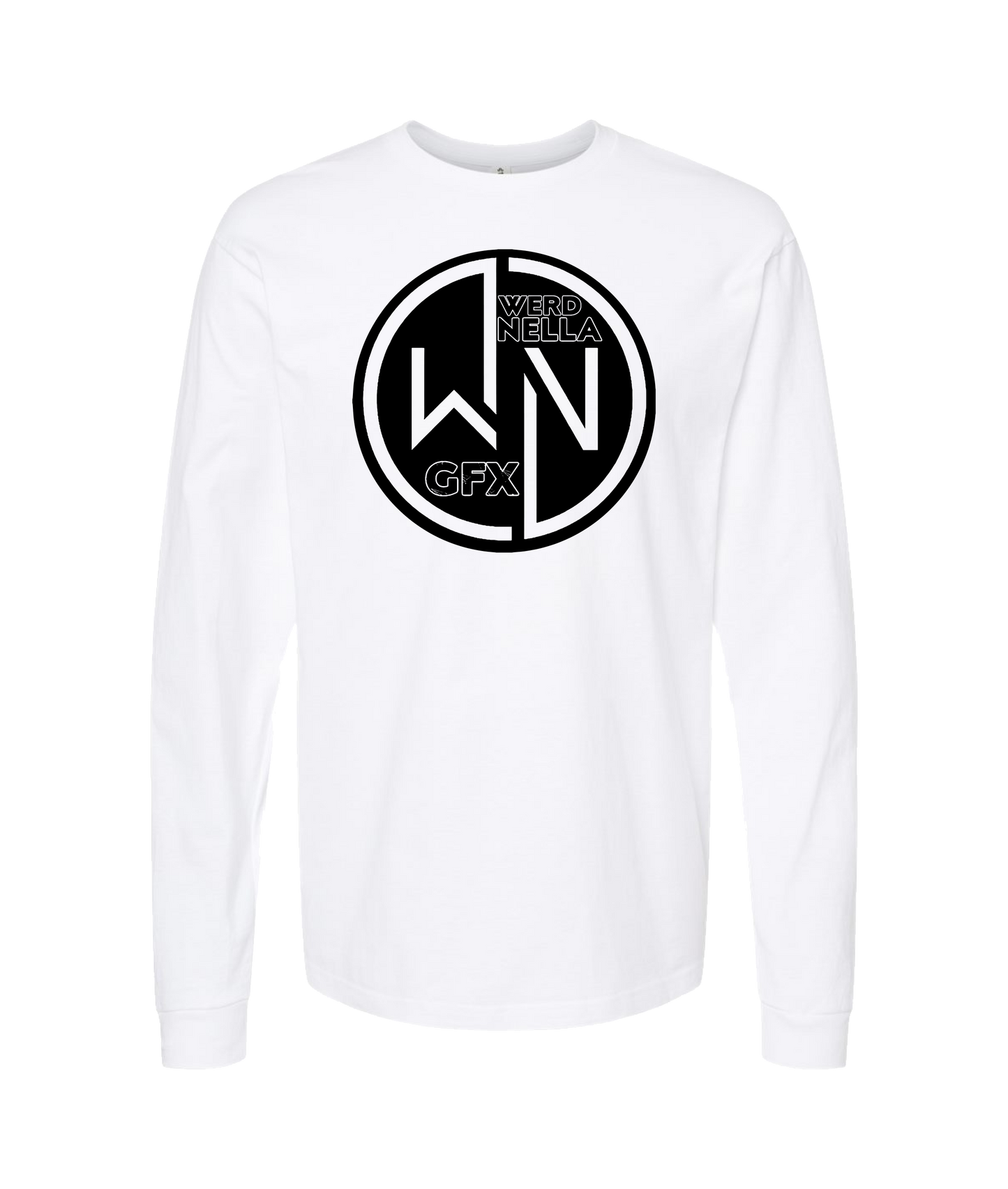Werd Nella Graphics - WN GFX - White Long Sleeve T