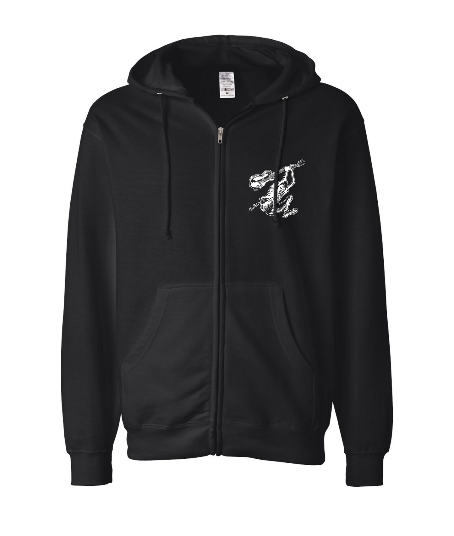 We Own Land - Smash - Black Zip Hoodie