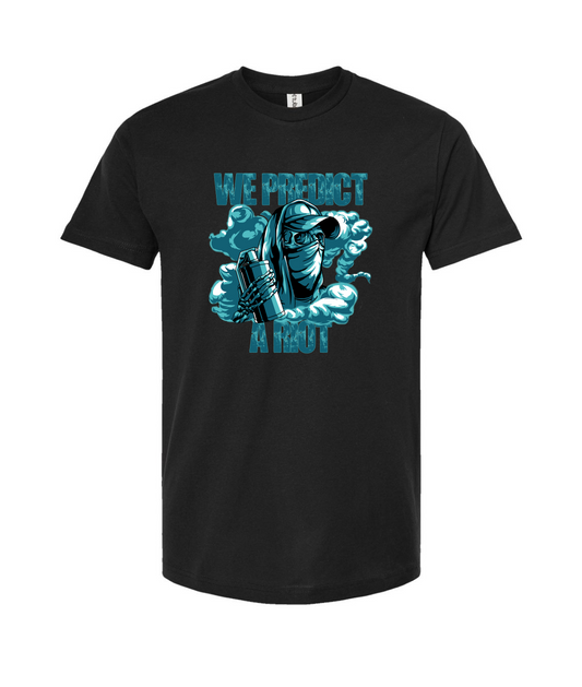 We Predict A Riot - Logo - Black T-Shirt