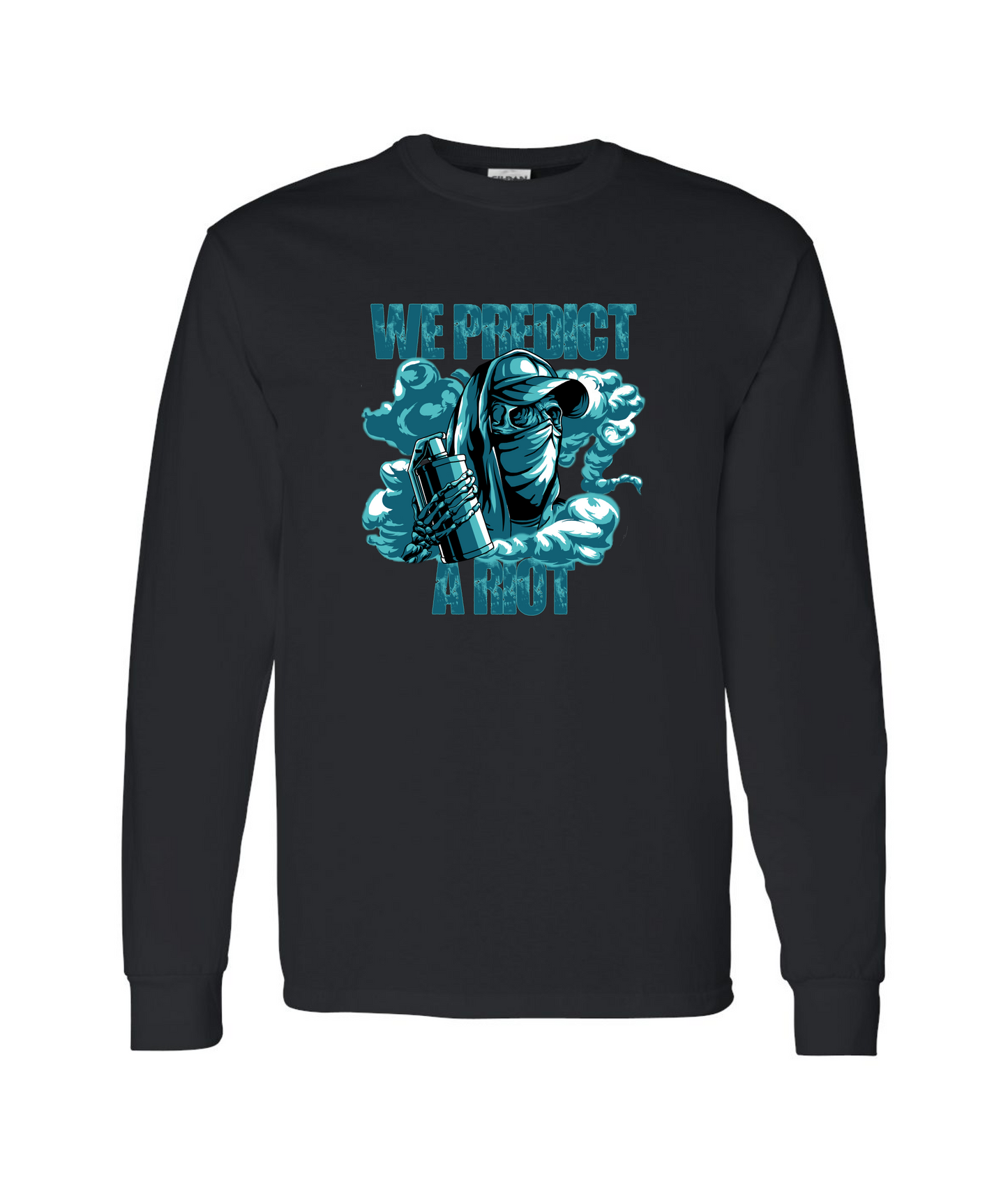 We Predict A Riot - Logo - Black Long Sleeve T