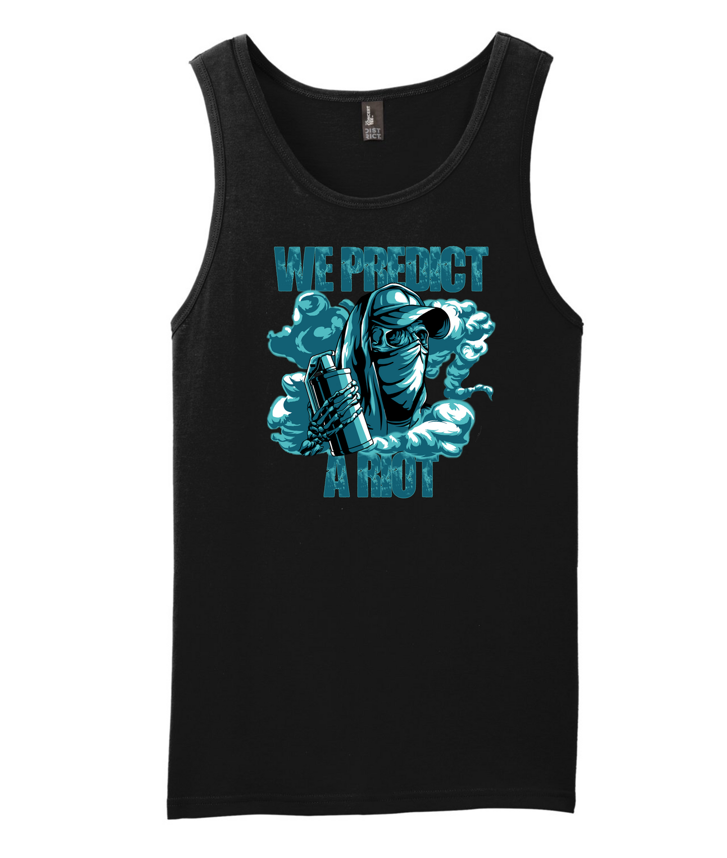 We Predict A Riot - Logo - Black Tank Top