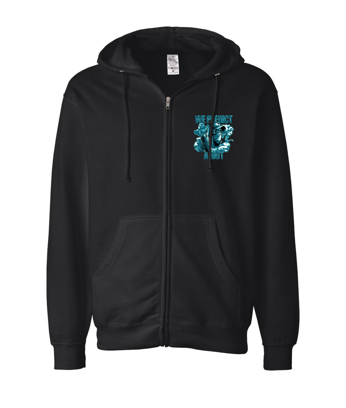 We Predict A Riot - Logo - Black Zip Hoodie