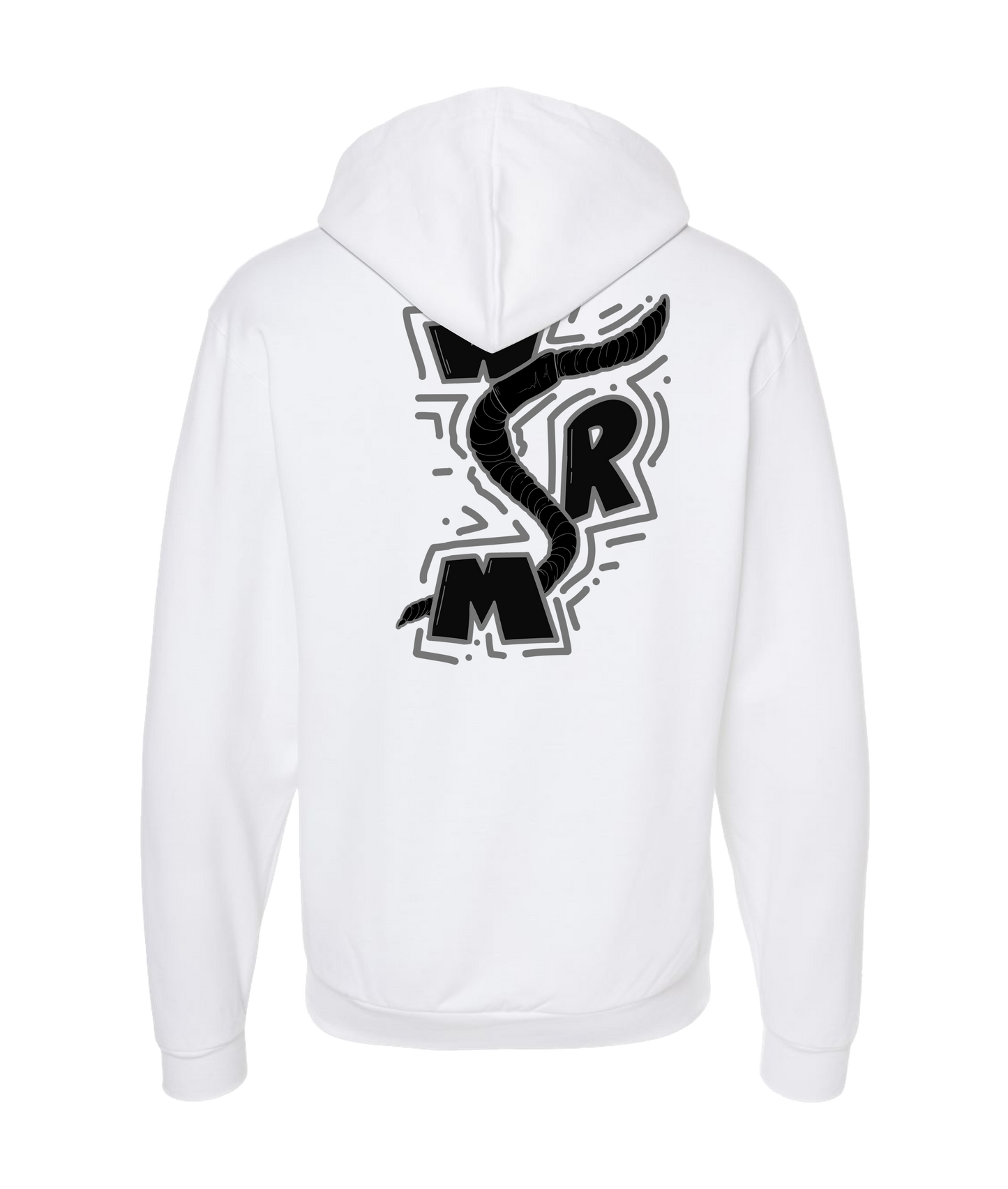 White Rose Motel
- B&W Worm - White Zip Up Hoodie