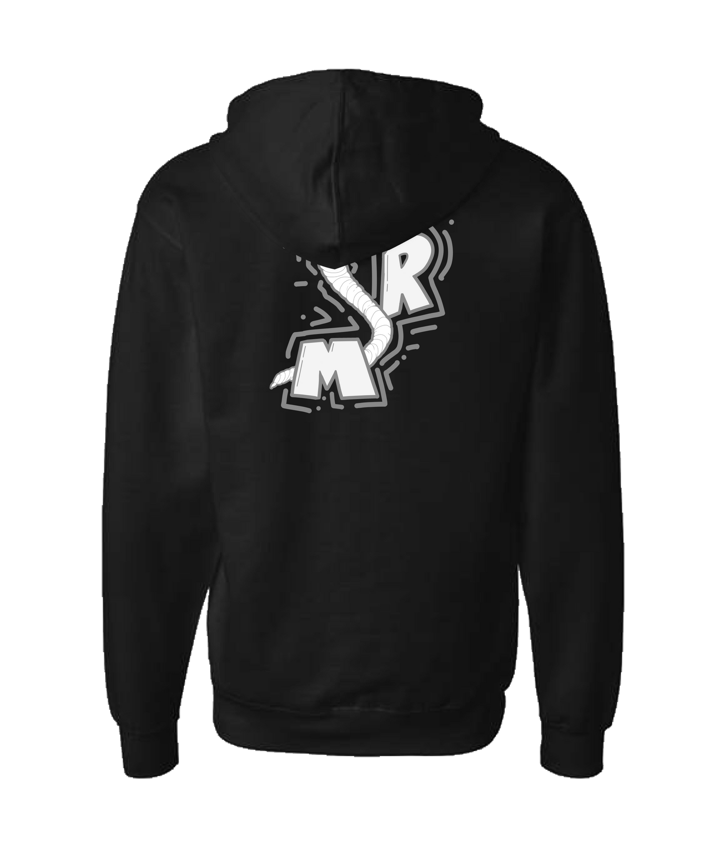 White Rose Motel
- B&W Worm - Black Zip Up Hoodie