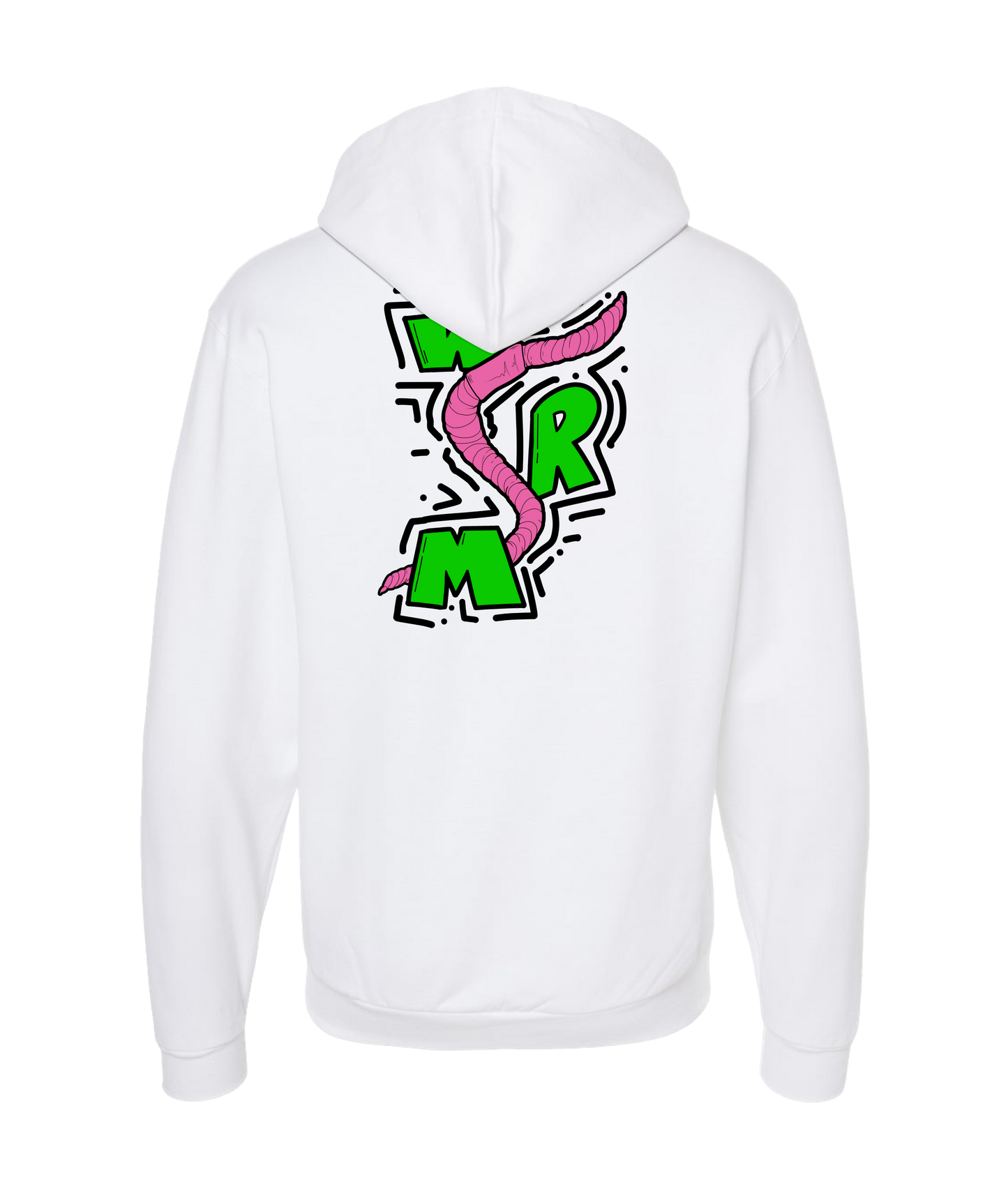 White Rose Motel
- Worm Motel - White Zip Up Hoodie