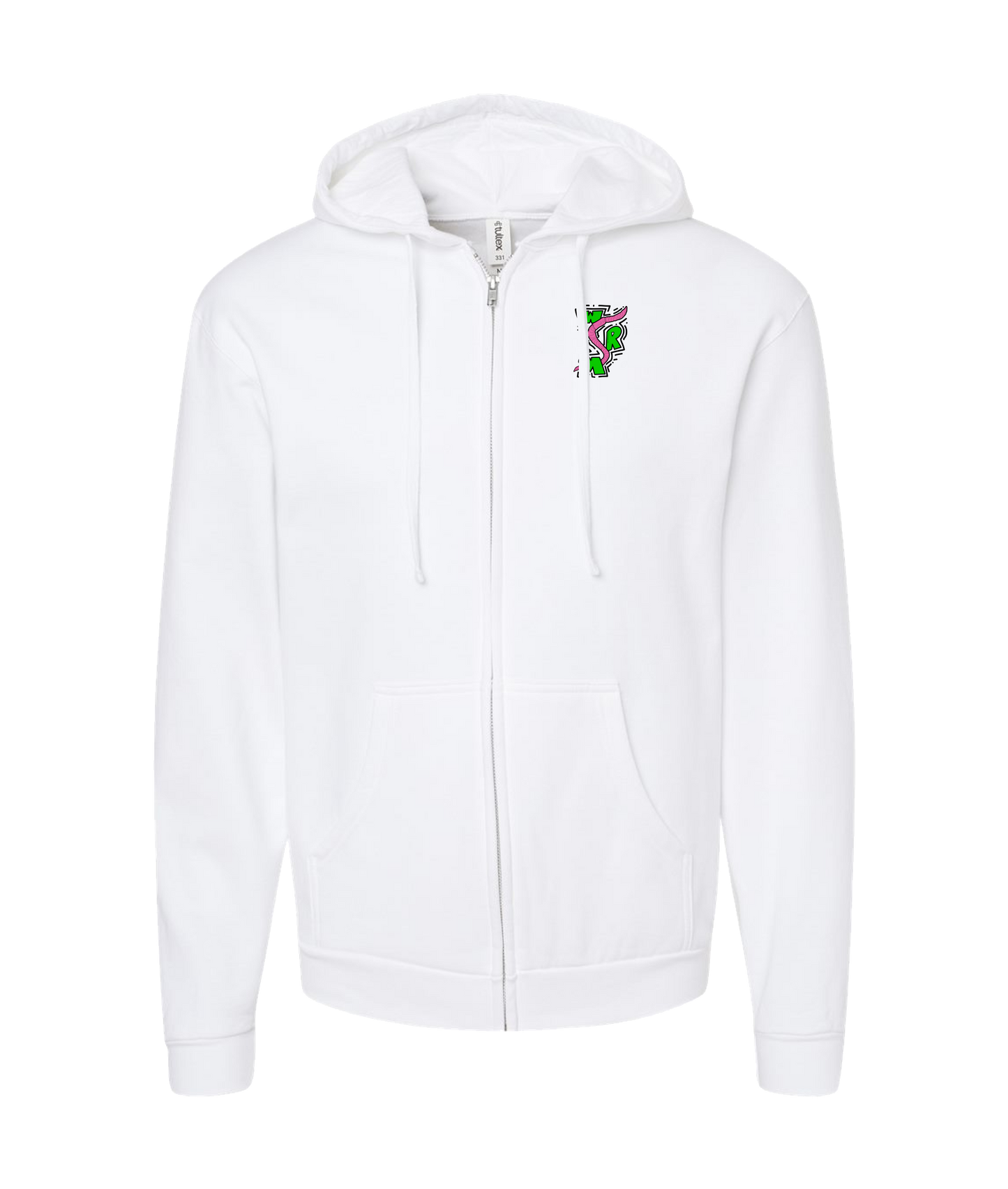 White Rose Motel
- Worm Motel - White Zip Up Hoodie