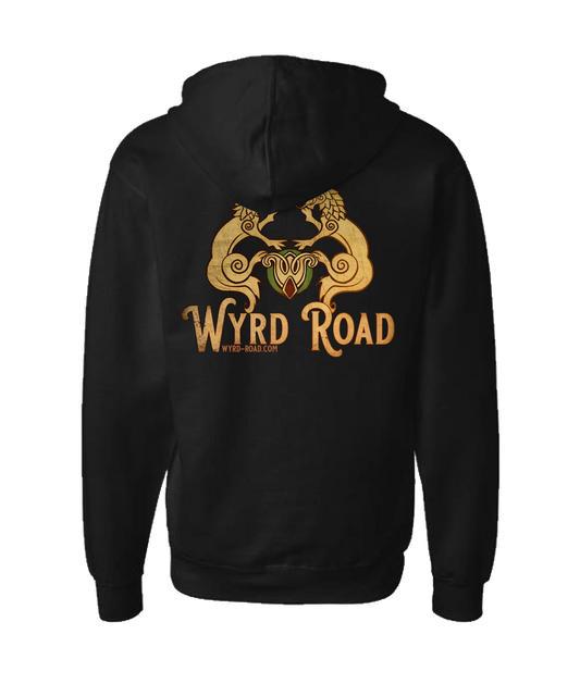 Wyrd-Road - Logo - Black Zip Up Hoodie