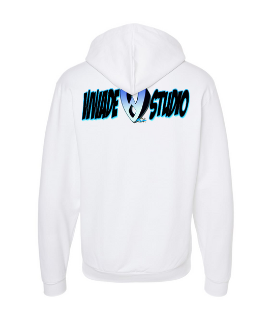 V-WSOMTOP - WWade Studio Nabby - White Zip Up Hoodie