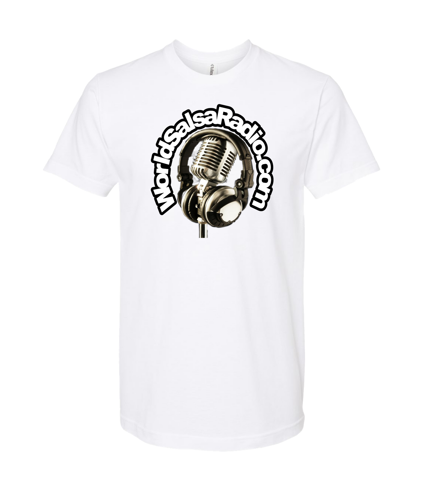 WorldSalsaRadio
- Salsa Mic - White T-Shirt