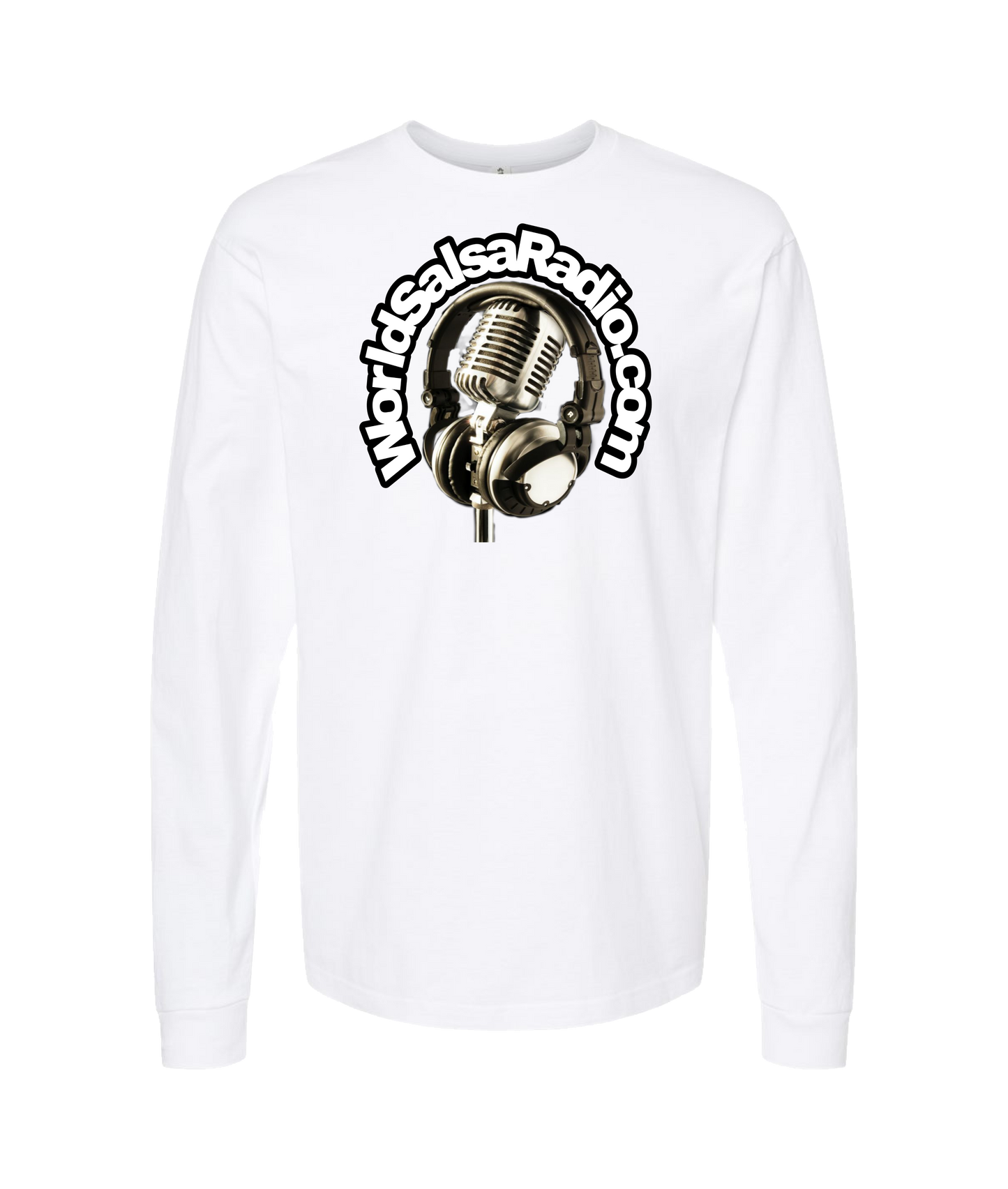 WorldSalsaRadio
- Salsa Mic - White Long Sleeve T