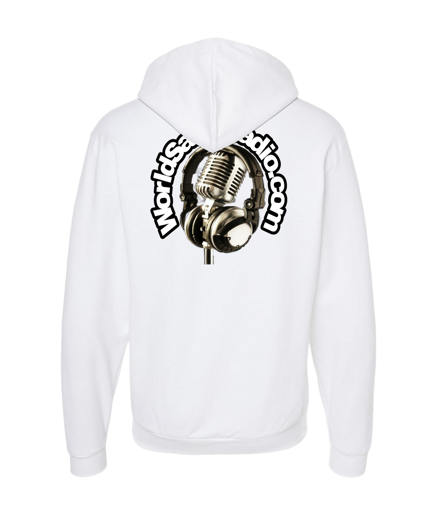 WorldSalsaRadio
- Salsa Mic - White Zip Up Hoodie