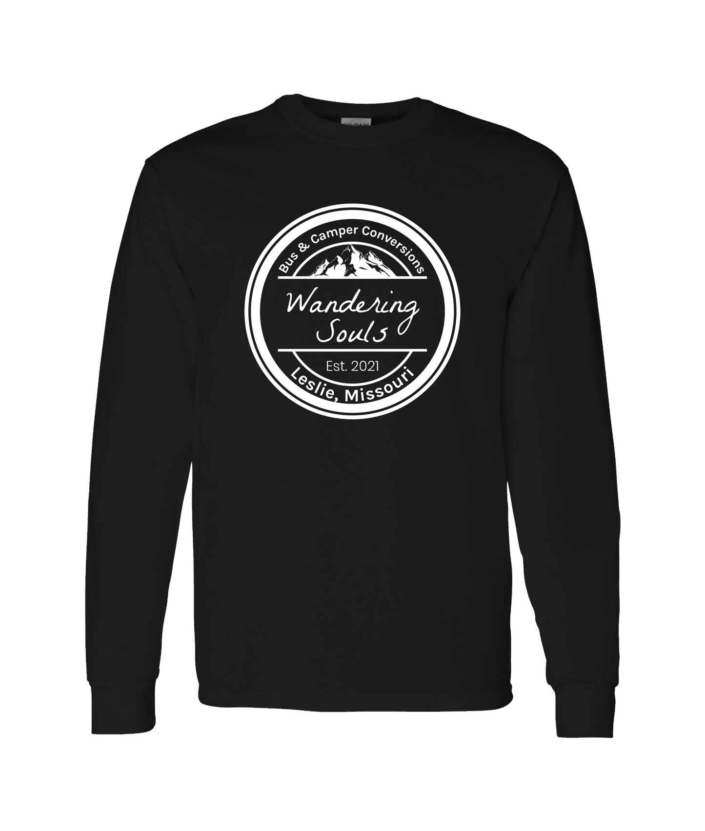 Wandering Souls - Logo - Black Long Sleeve T