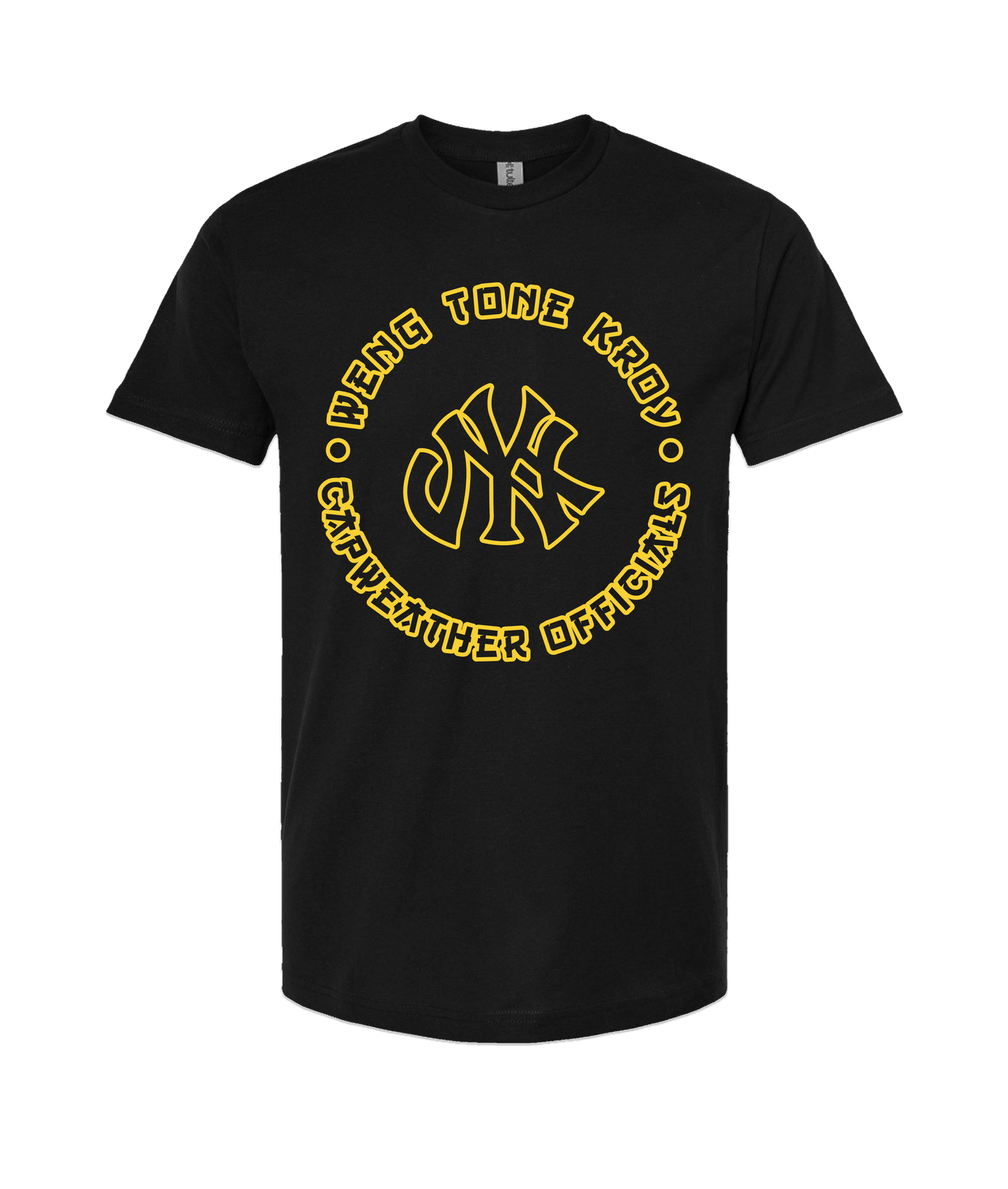 Weng Tone Kroy - DESIGN 1 - Black T-Shirt