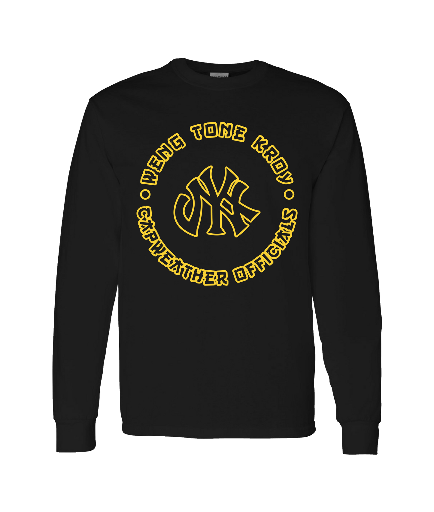 Weng Tone Kroy - DESIGN 1 - Black Long Sleeve T