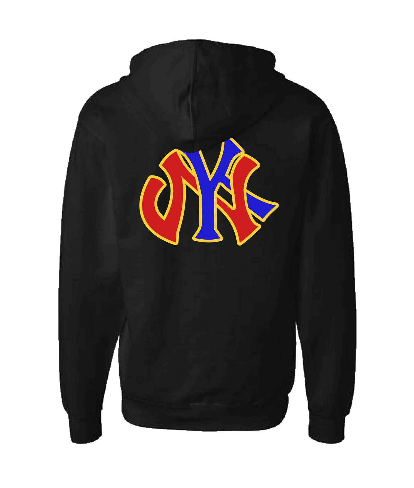 V-WTKTOP - DESIGN 2 - Black Zip Up Hoodie