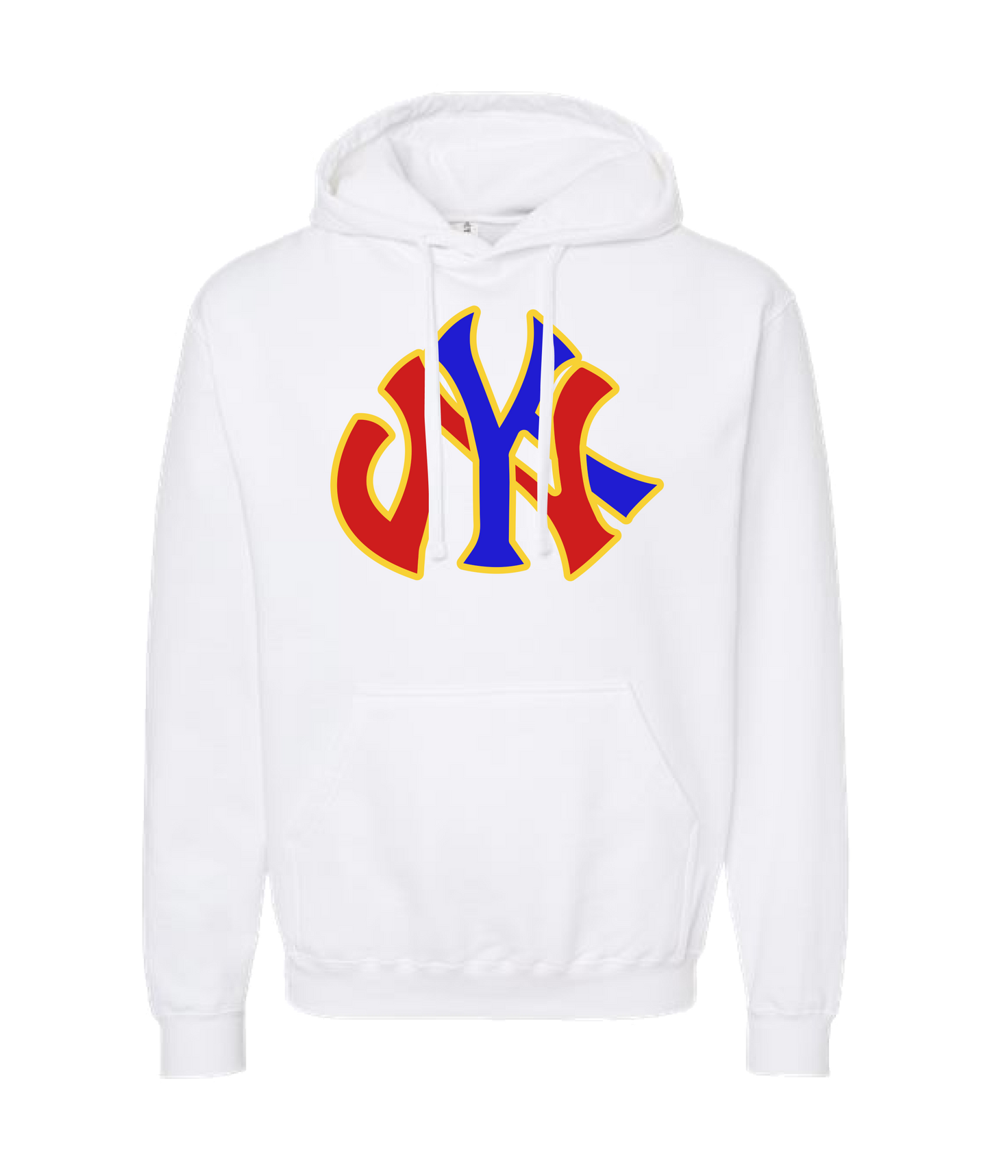 V-WTKTOP - DESIGN 2 - White Hoodie