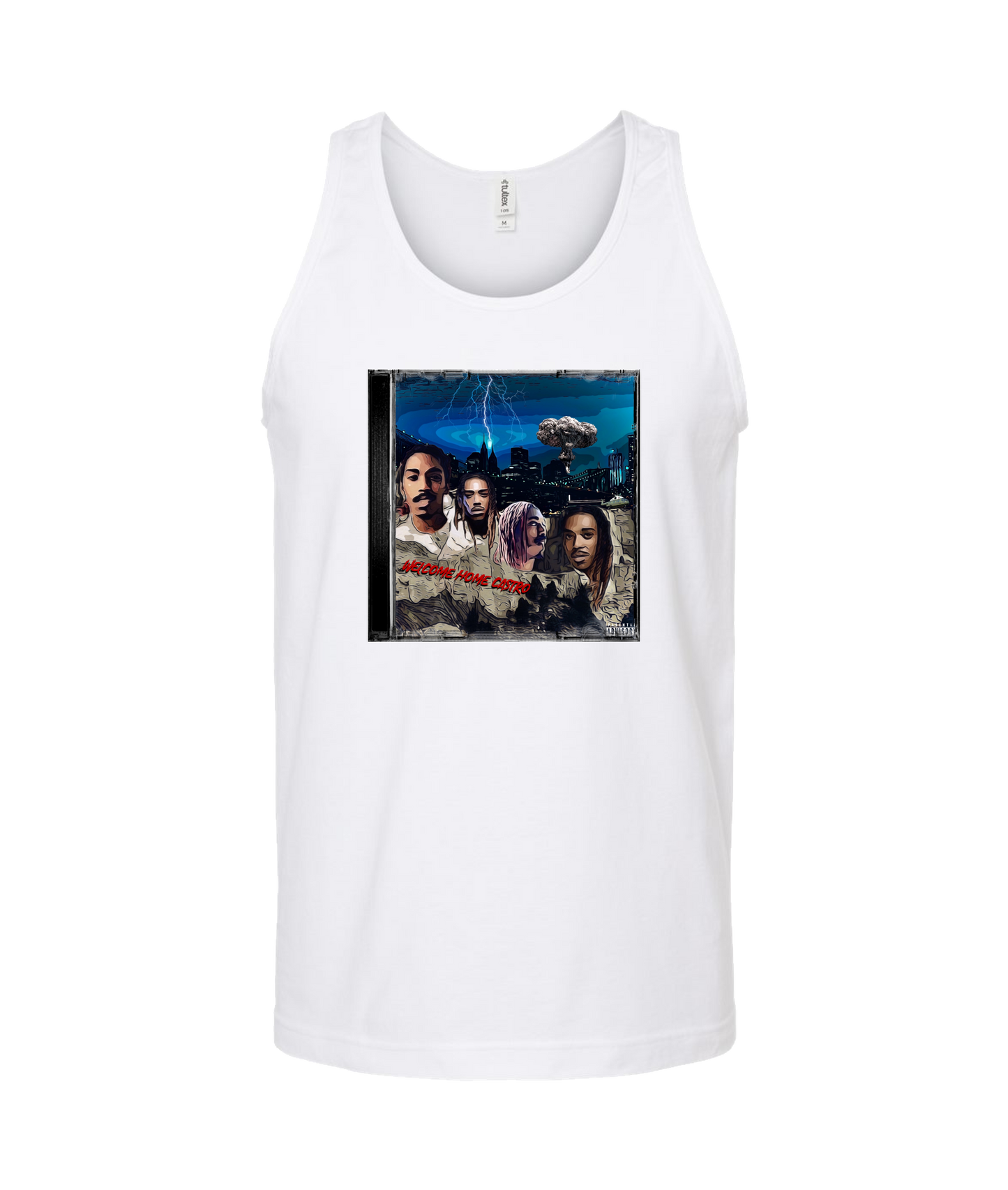 YOUNGCASTRO - Welcome Home Castro - White Tank Top