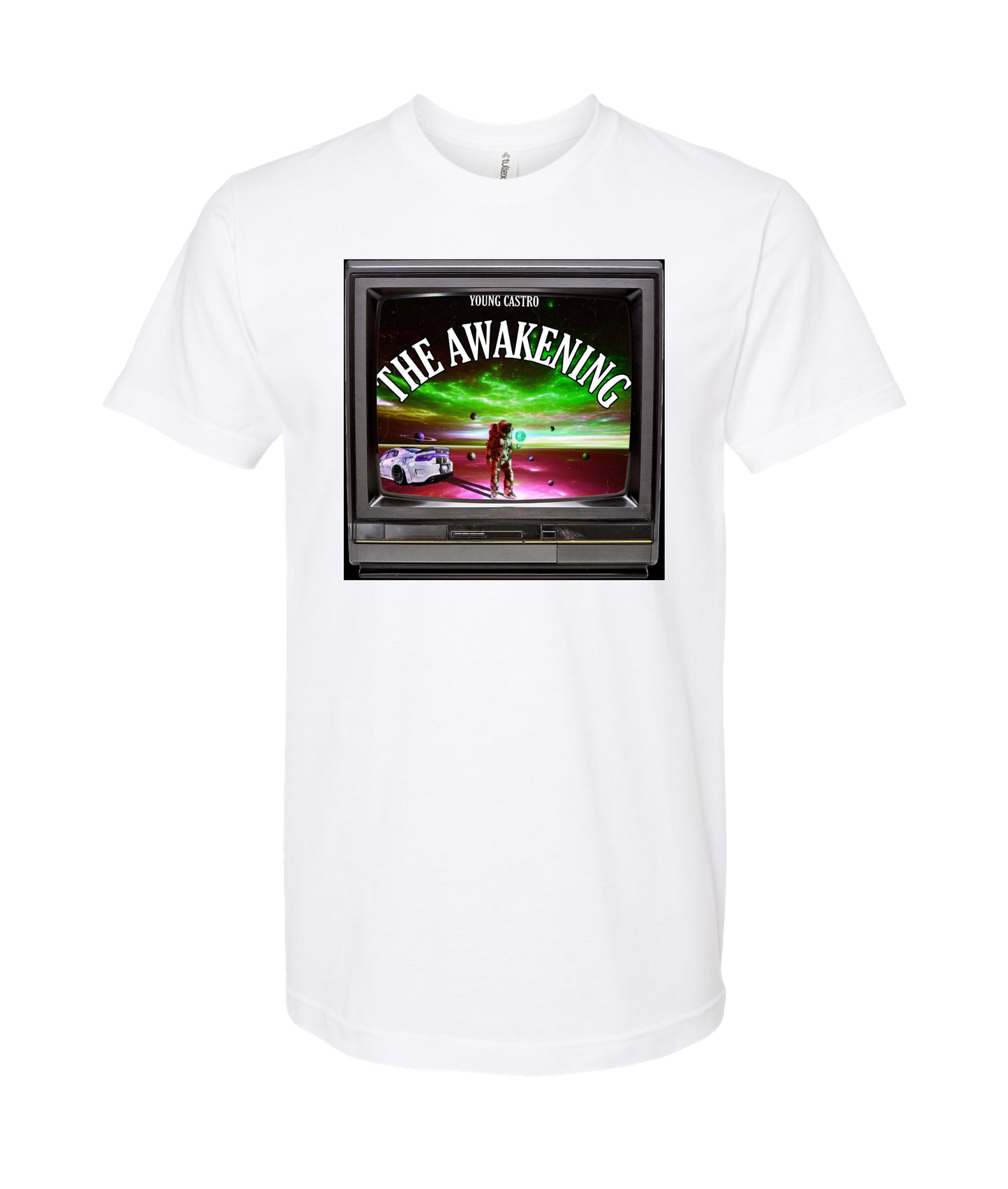 YOUNGCASTRO - The Awakening - White T Shirt