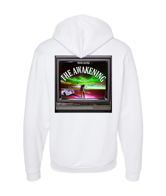 YOUNGCASTRO - The Awakening - White Zip Up Hoodie