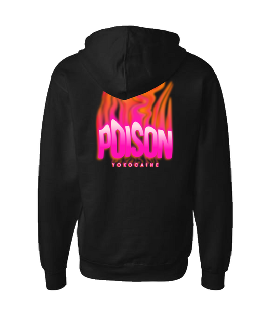 Yokocaine - POISON - Black Zip Up Hoodie