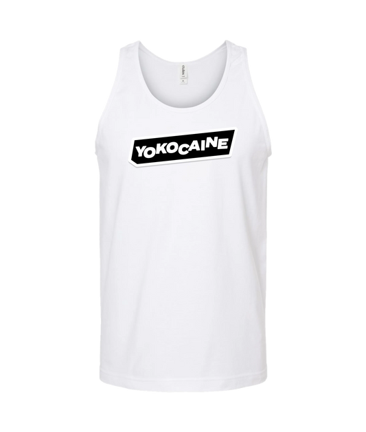 Yokocaine - Logo Block - White Tank Top