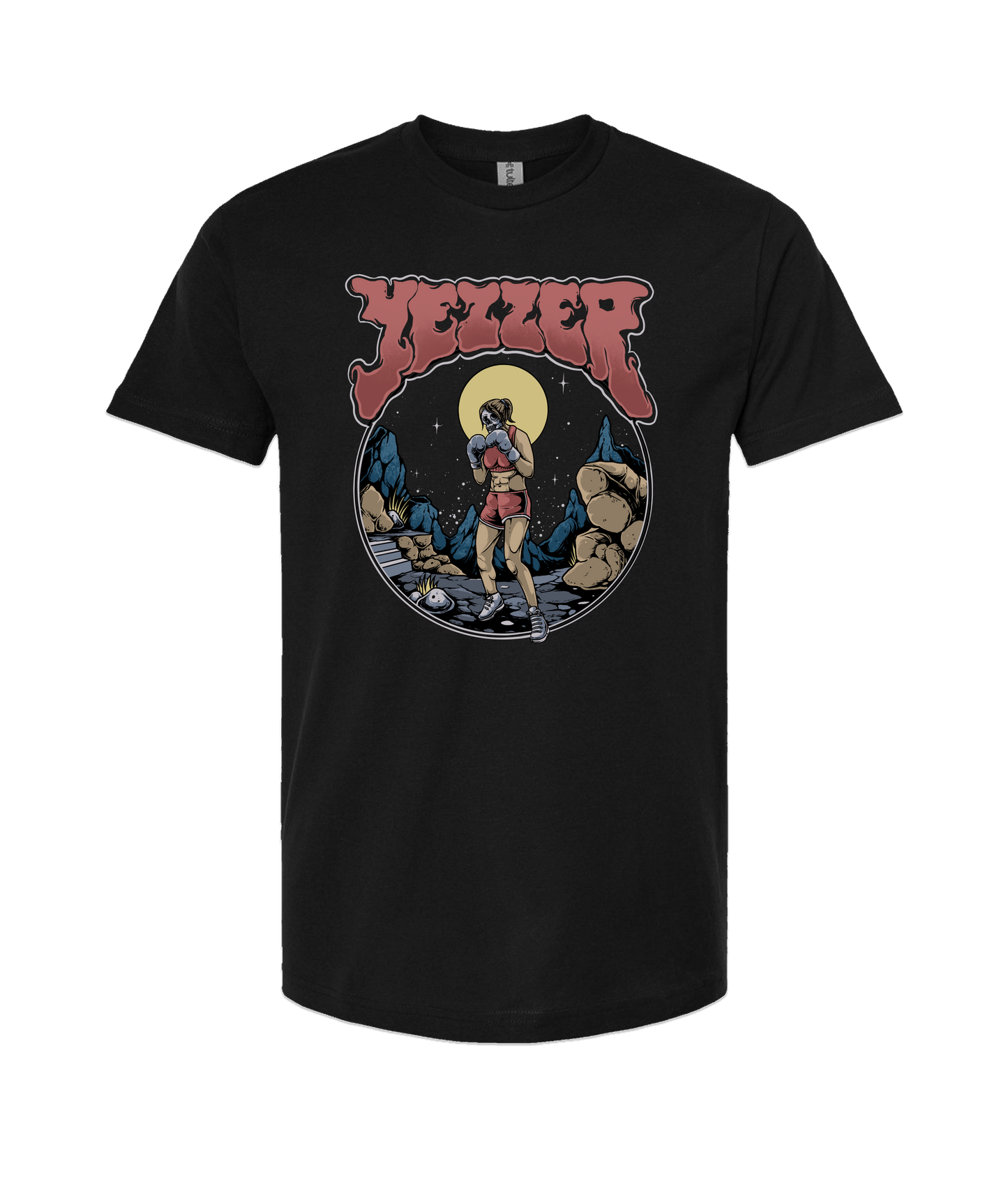 YEZZER - BOXER - Black T-Shirt