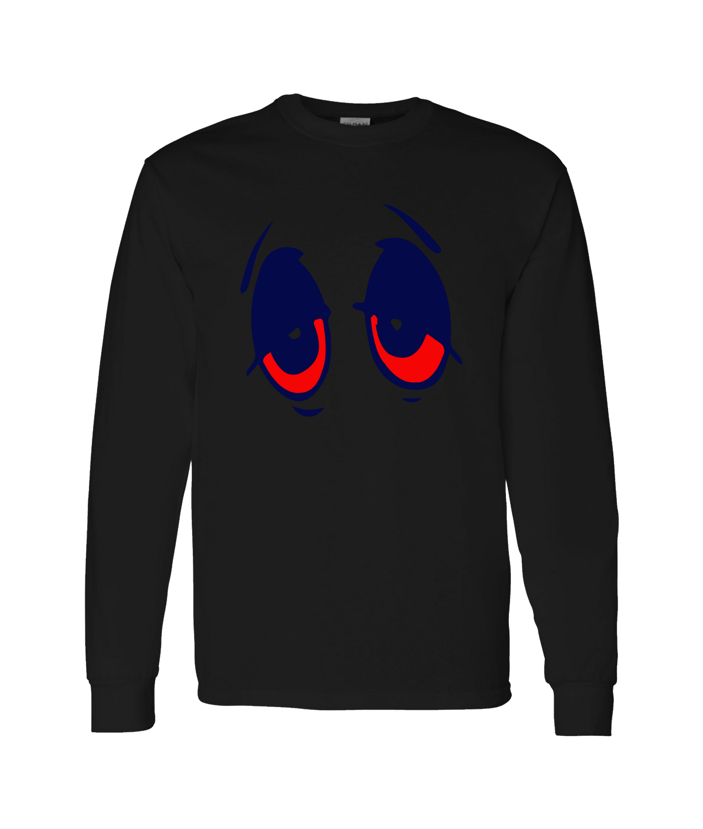 V-ZOOCTOP - EYES - Black Long Sleeve T