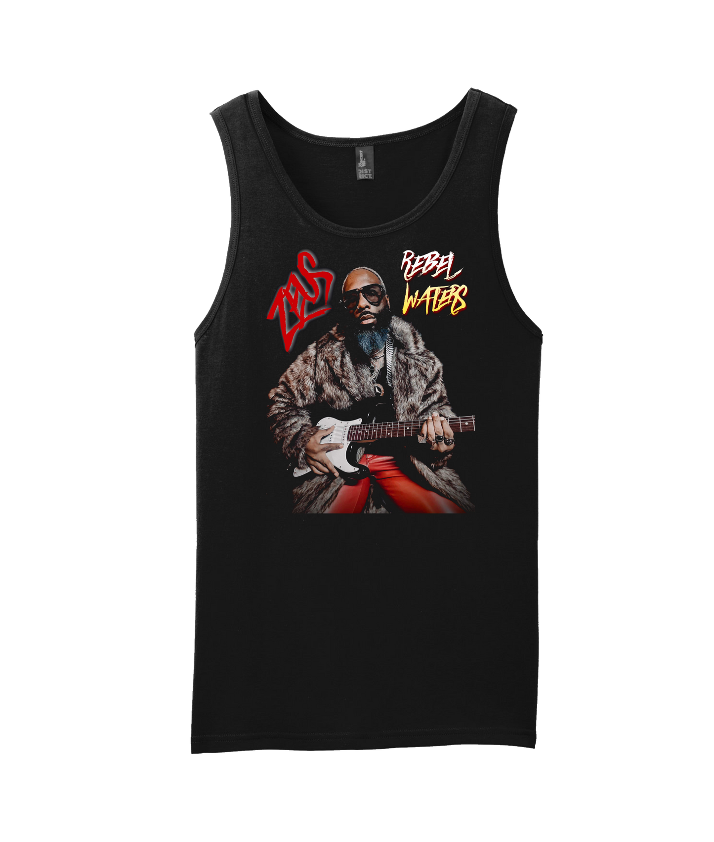 Zeus Rebel Waters - Portrait - Black Tank Top