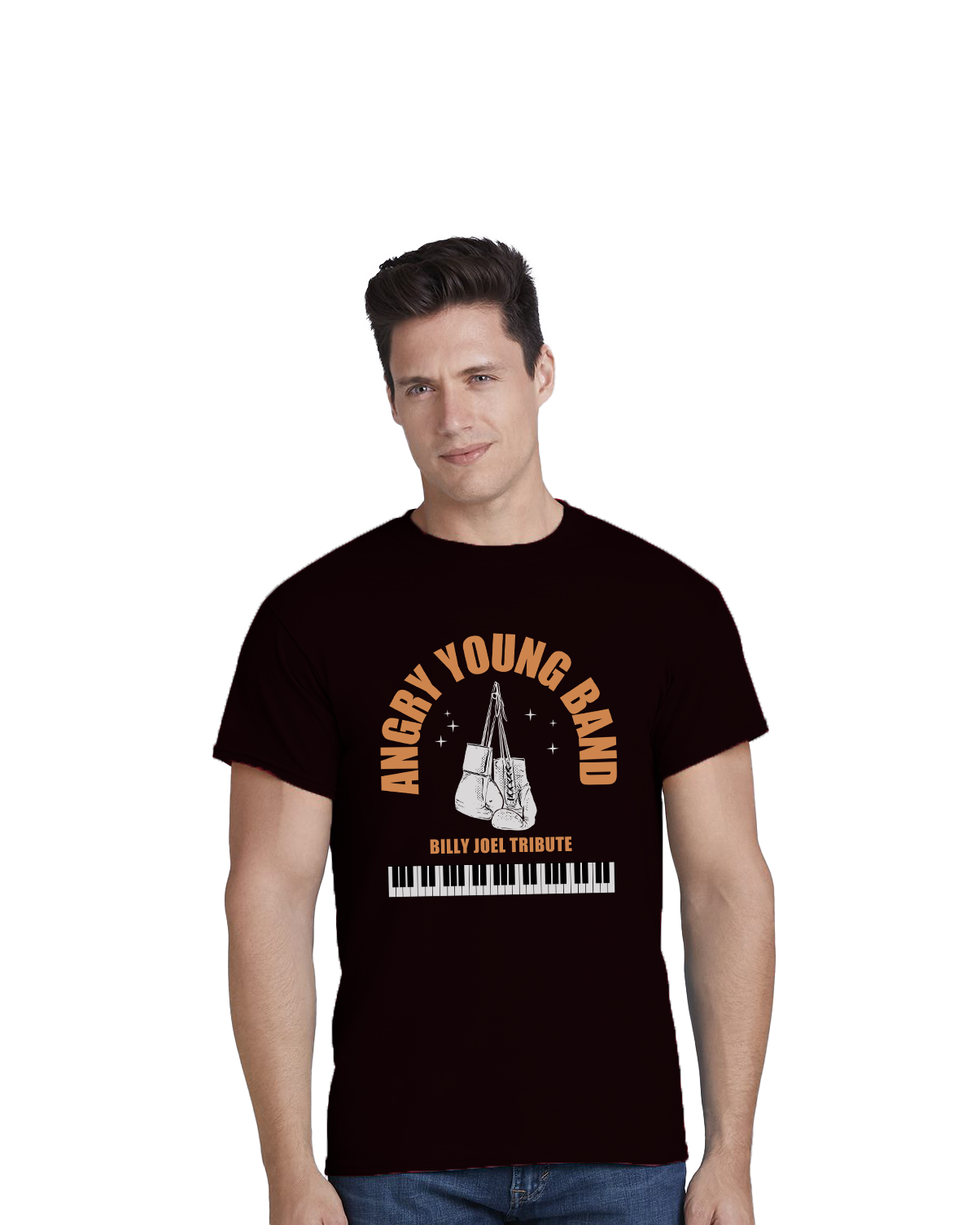 Angry Young Band - Black/Orange T-Shirt