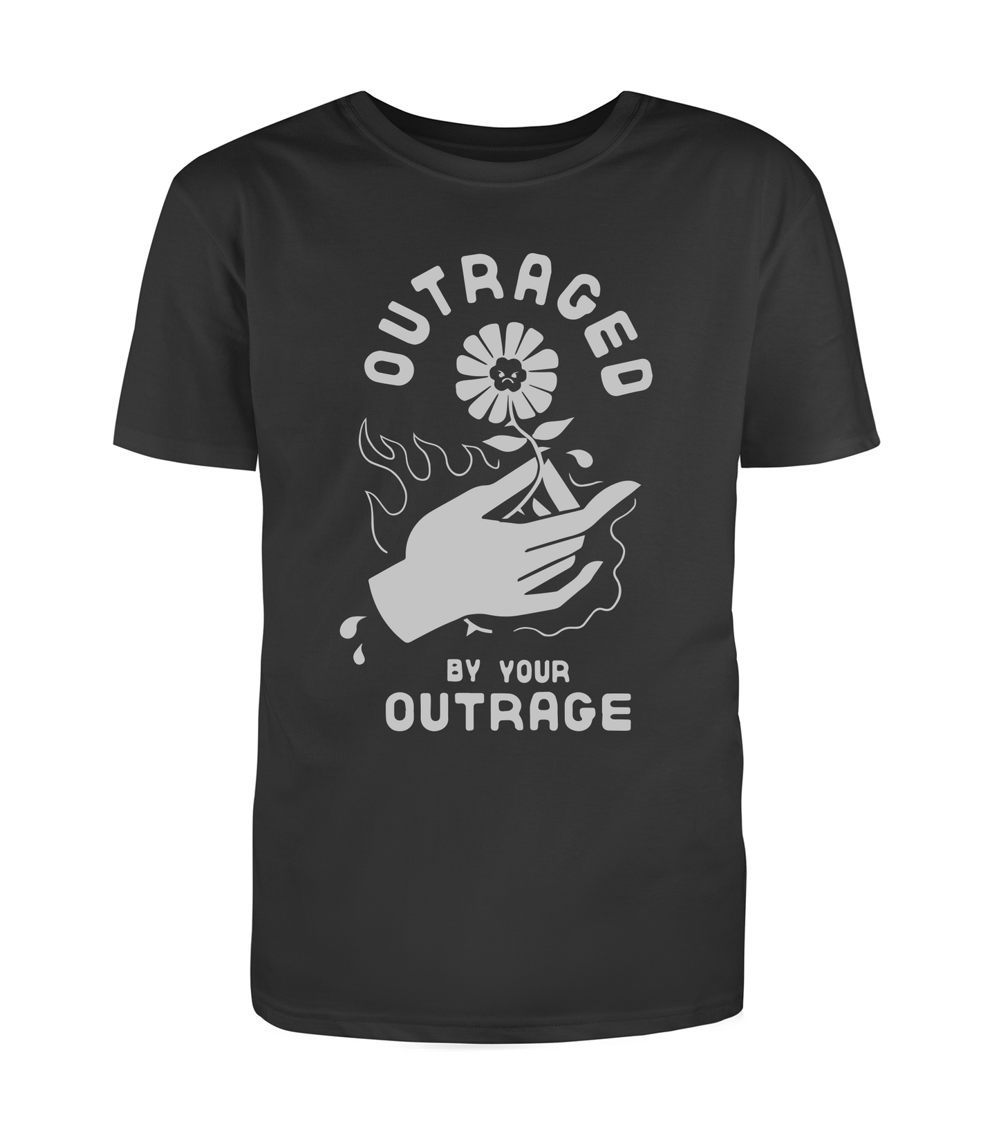 Damon Wayans Jr. - Outraged By Your Outrage - Black T-Shirt