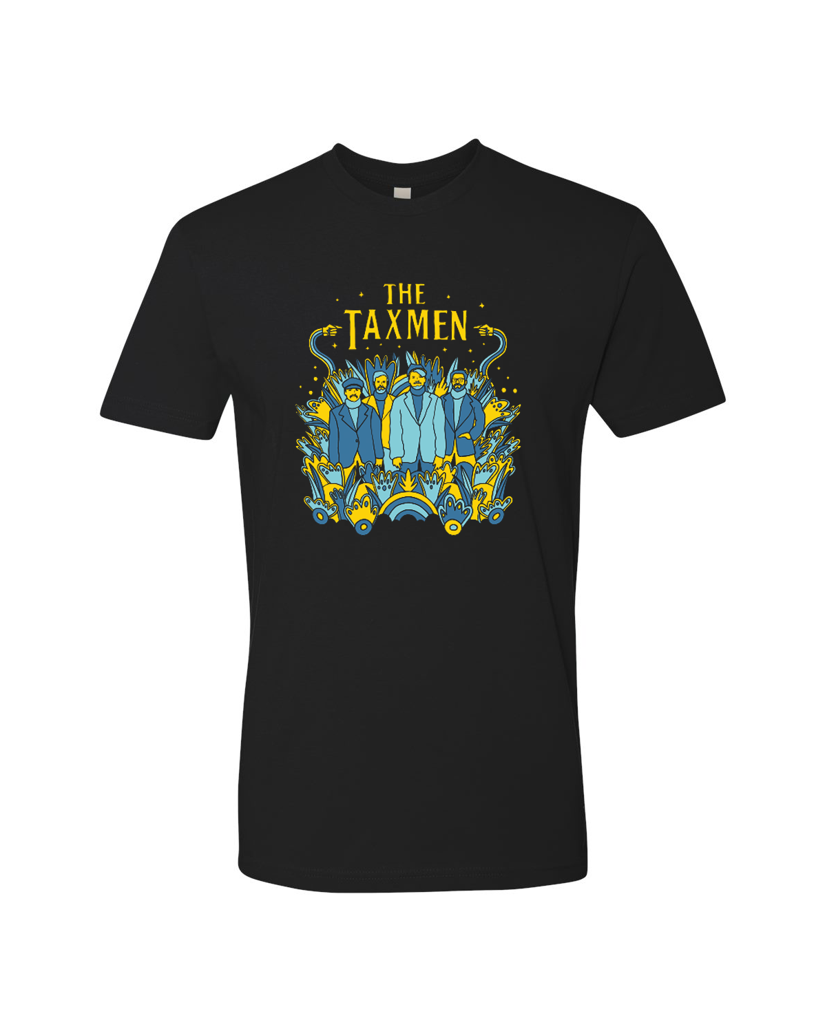 The Taxmen - Blue Submersible Tshirt Black