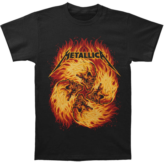 Flame Skulls Slim Fit T-shirt