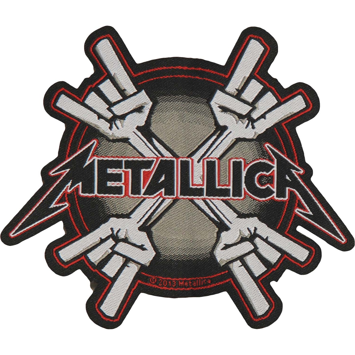 Metal Horns Woven Patch