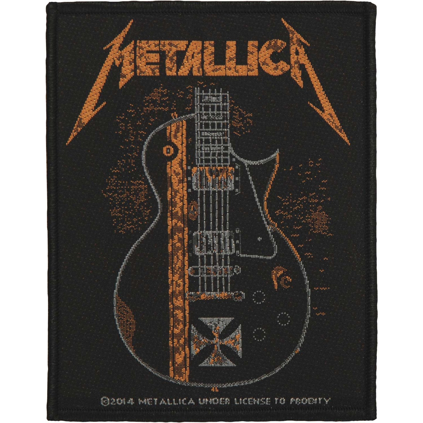 Hetfield Guitar Woven Patch