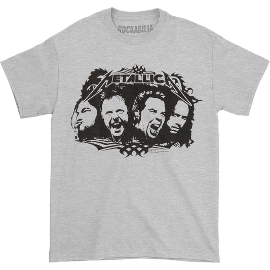 Faces on Heather Gray Tee T-shirt