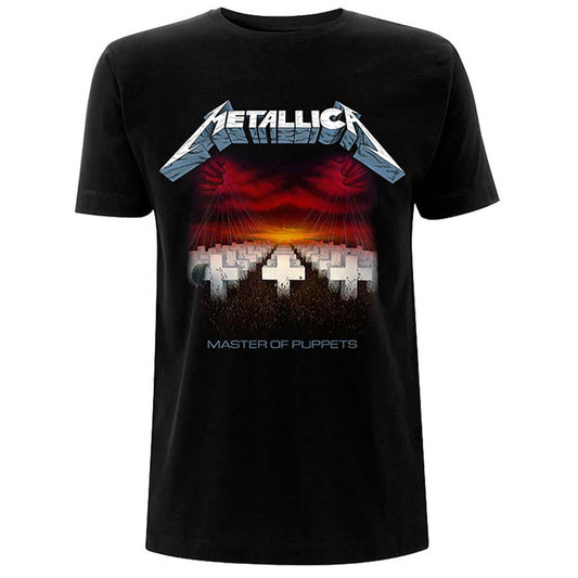 Master of Puppets Tracks (Back Print) Slim Fit T-shirt