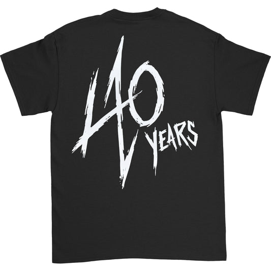 40th Anniversary Garage (Back Print) Slim Fit T-shirt