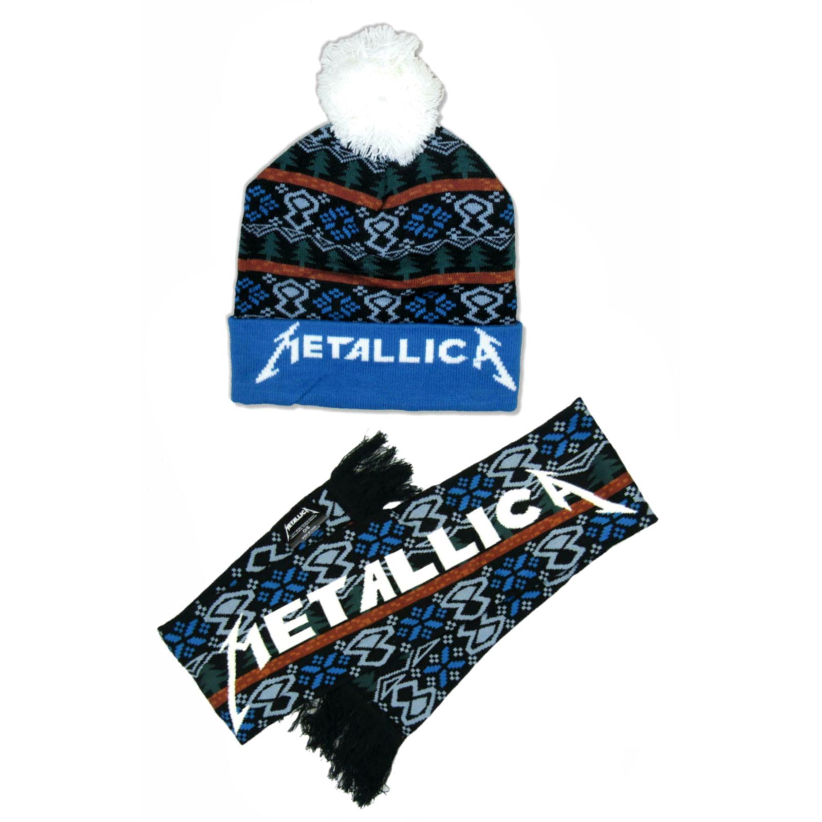 Winter Holiday Beanie Hat And Scarf Combo Gift Set Beanie