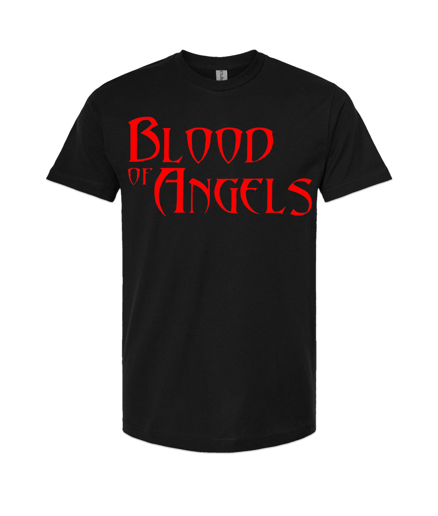 Blood of Angels Battle Gear - Blood Red - Black T-Shirt