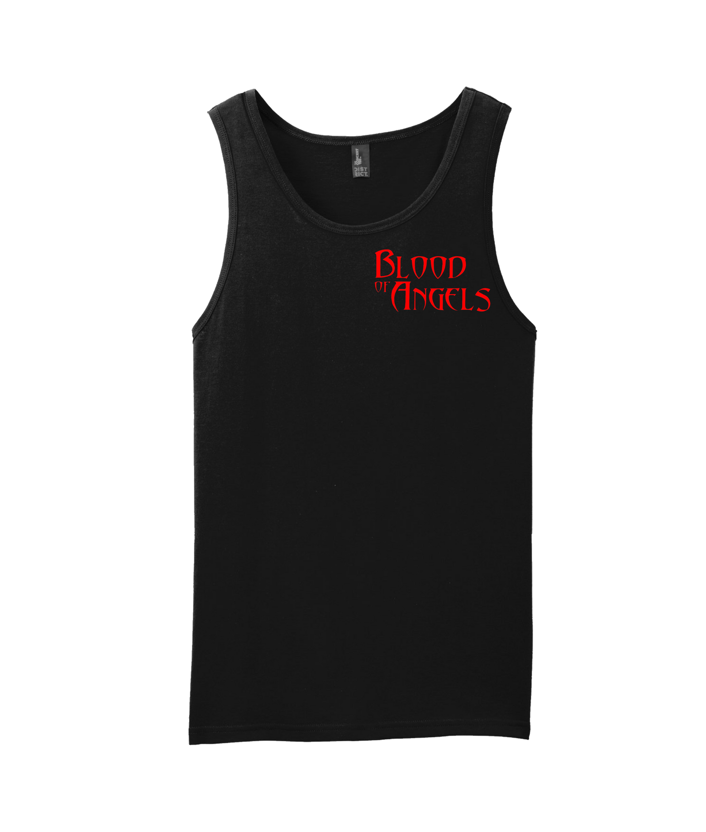 Blood of Angels Battle Gear - Blood Red - Black Tank Top