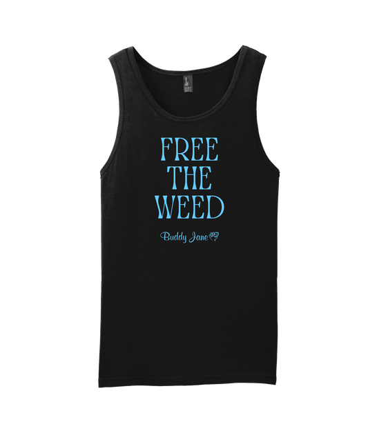 V-BUDTOP - FREE THE WEED - Black Tank Top