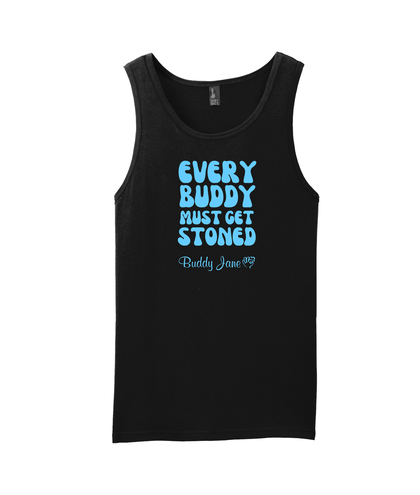 V-BUDTOP - EVERYBUDDY - Black Tank Top