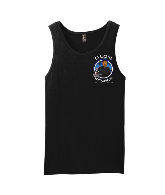D-Lo's Kitchen - Dlo's Kitchen Logo #2 - Black Tank Top