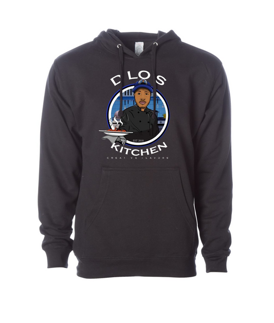 D-Lo's Kitchen - Dlo's Kitchen Logo #2 - Black Hoodie