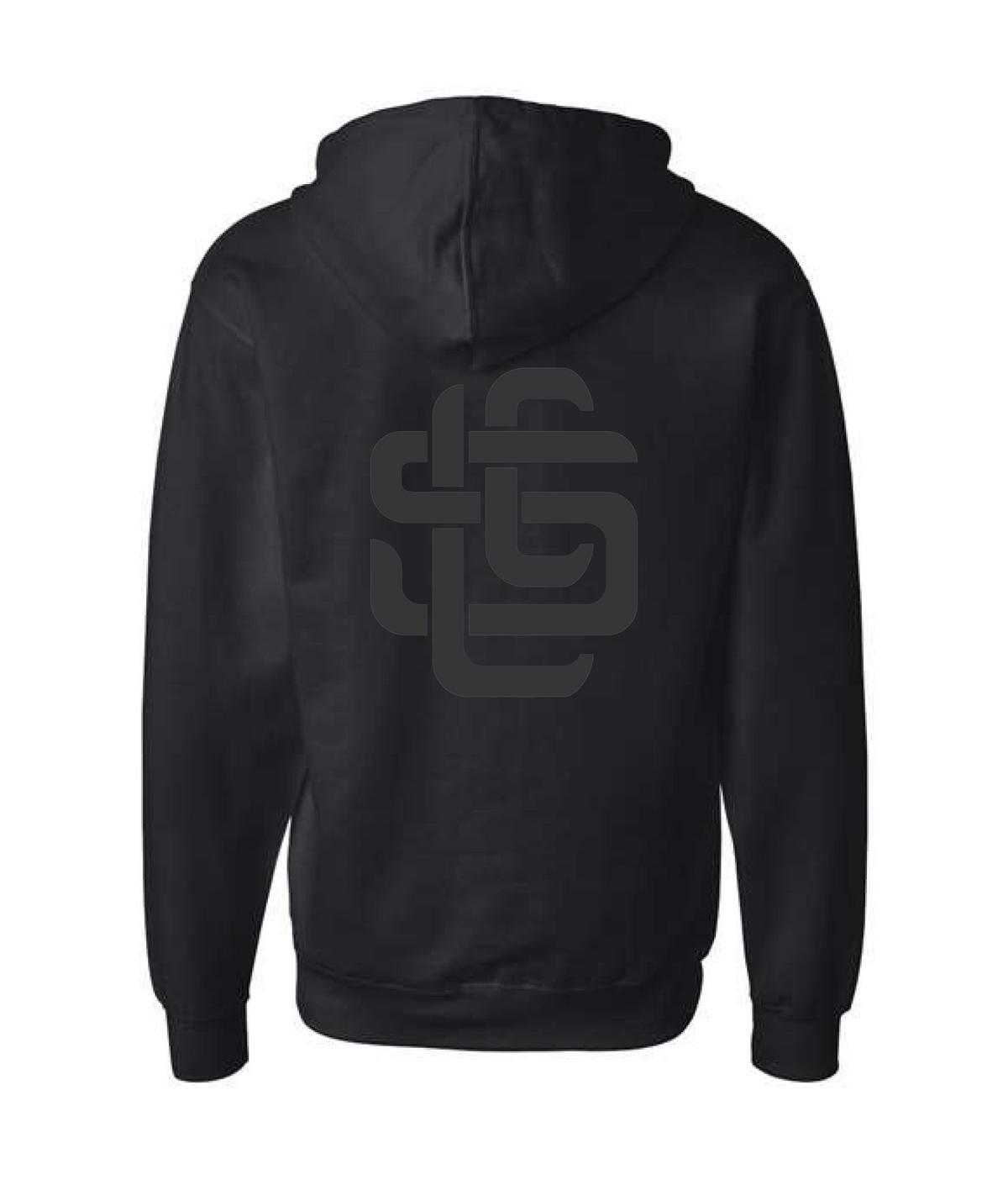 D-Lo's Kitchen - Dlo's Kitchen Logo #2 - Black Zip Up Hoodie