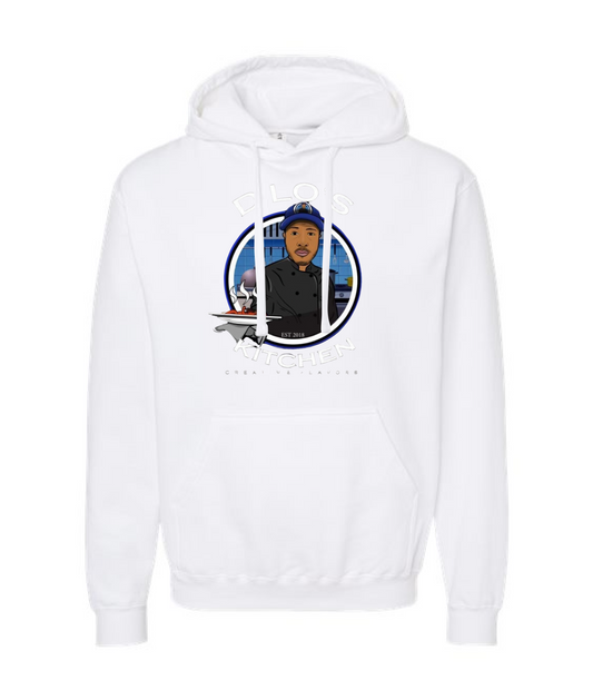 D-Lo's Kitchen - Dlo's Kitchen Logo #2 - White Hoodie